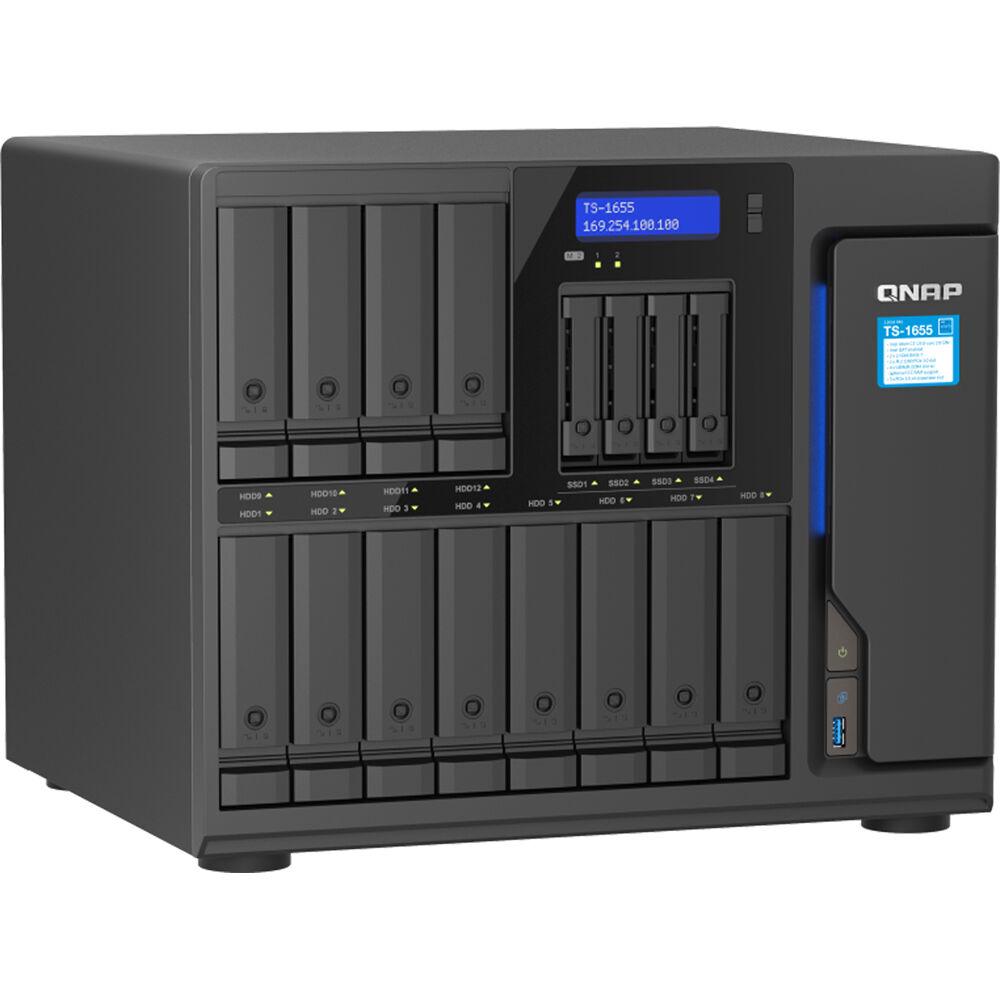 (NEW VENDOR) QNAP TS-1655-8G 16-Bay NAS | Intel Atom C5125 Eight Core, burst up to 2.8GHz - C2 Computer