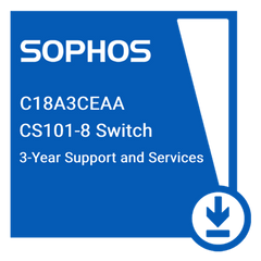 (NEW VENDOR) SOPHOS C18A3CEAA Switch Support and Services for CS101-8 - 36 MOS - C2 Computer