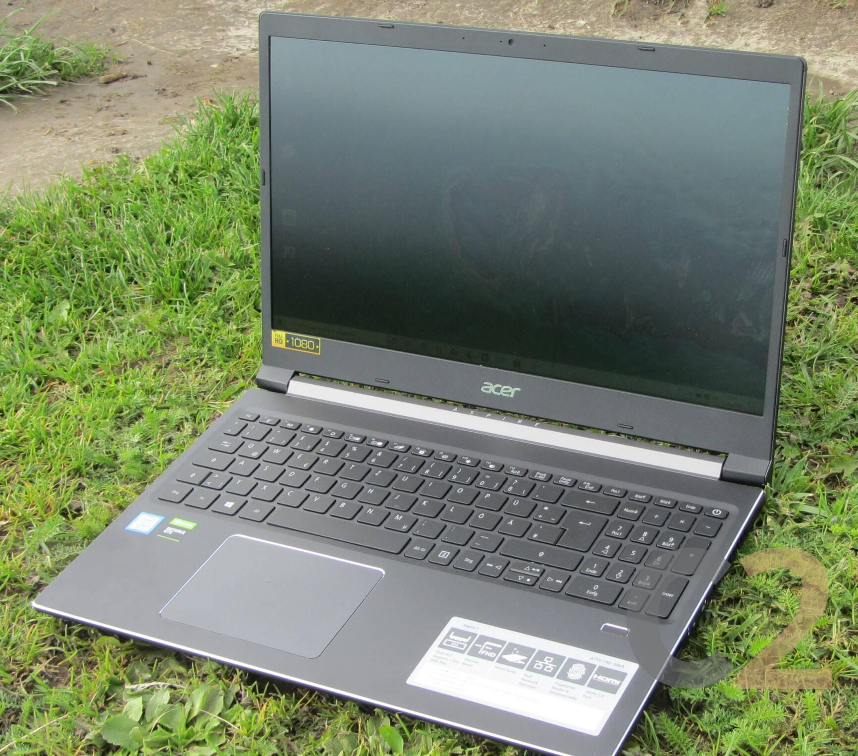 (USED) ACER Aspire A715-75G i5-10200H 4G 128-SSD NA GTX 1650 Ti 4GB 15.6" 1920x1080 Gaming Laptop 95% - C2 Computer