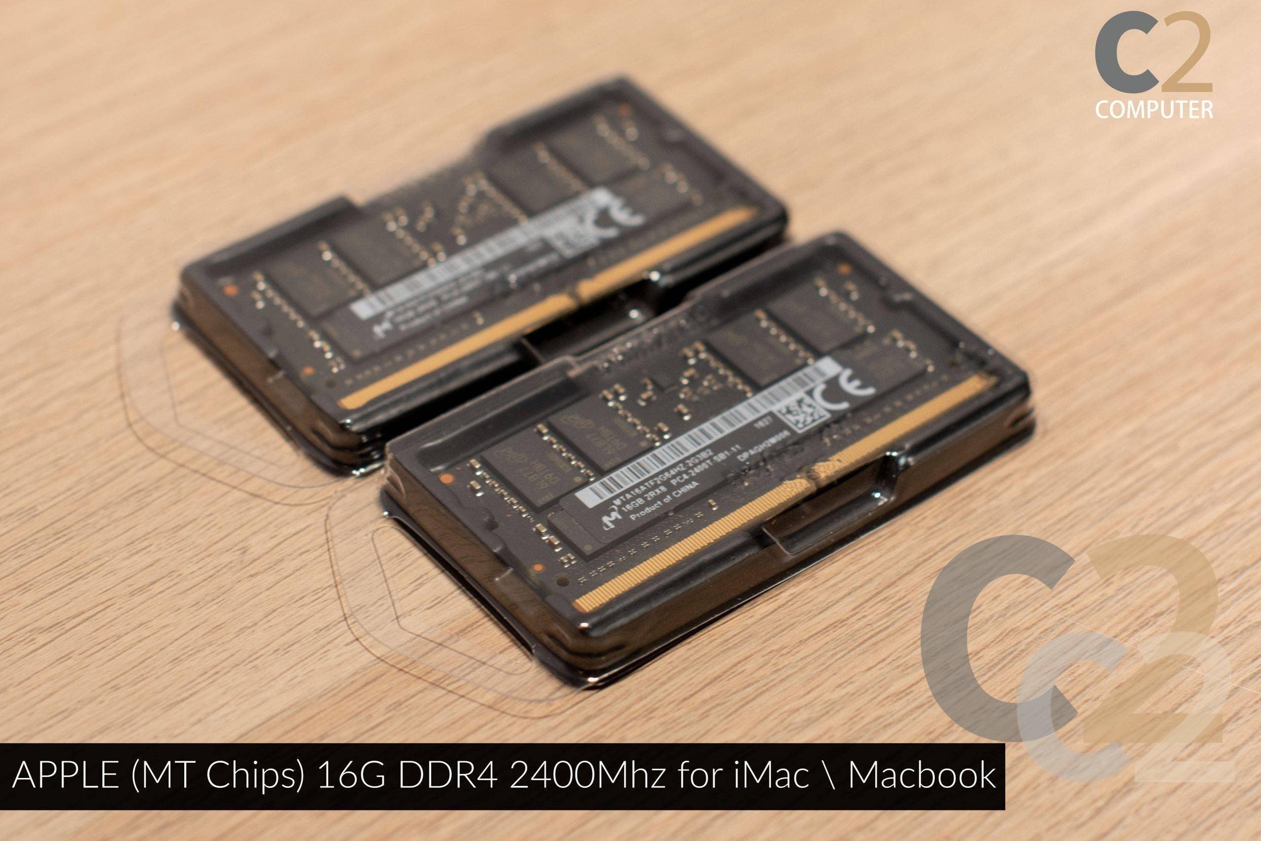 (特價一條) APPLE (MT Chips) 16G DDR4 2400Mhz for iMac Macbook 95%NEW - C2 Computer