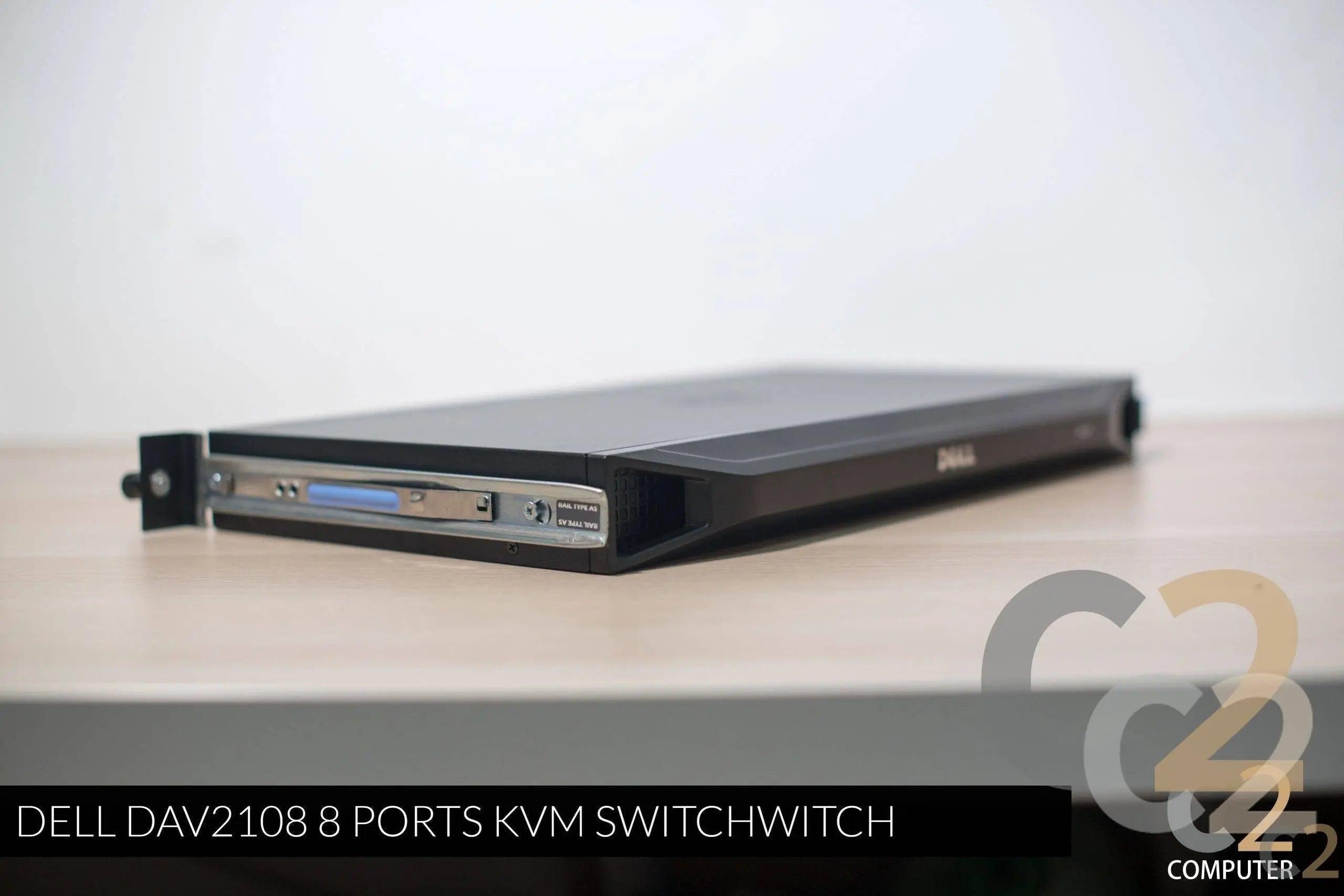 (特價一台) DELL DAV2108 8 ports KVM SWITCH 包 8條USB KVM線 90%NEW - C2 Computer