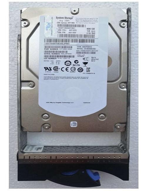 (NEW PARALLEL) IBM 49Y1866 600GB 15000RPM SAS 6GBPS 3.5INCH HOT SWAP HARD DRIVE WITH TRAY FOR IBM STORAGE SYSTEM DS3512 - C2 Computer